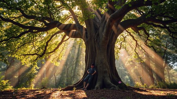 7 bienfaits de câliner un arbre pour apaiser l'esprit